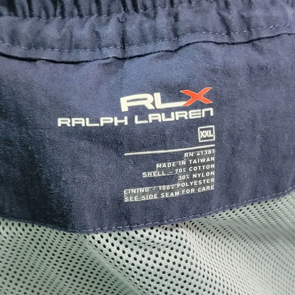 RLX Ralph Lauren Men's Swimming Shorts - Draw String - Washed Navy Blue -‎ XXL